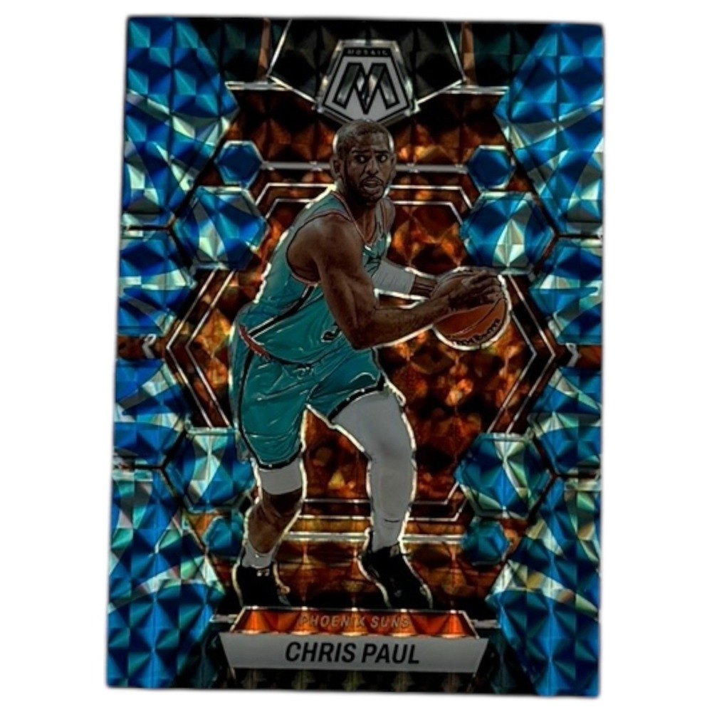 2022-23 Panini Mosaic - Reactive Blue Mosaic Prizm #77 Chris Paul